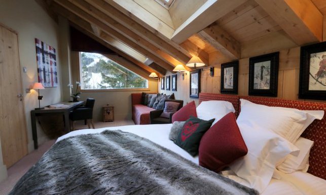Chalet Griottes double bedroom