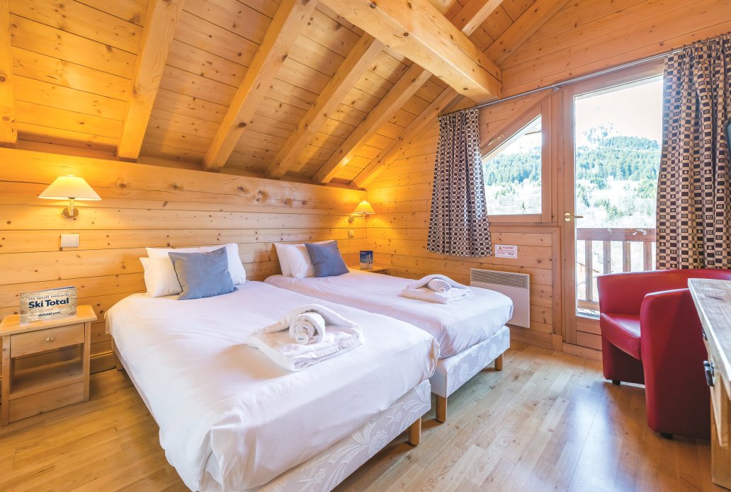 Chalet L'Ancolie Twin Bedroom