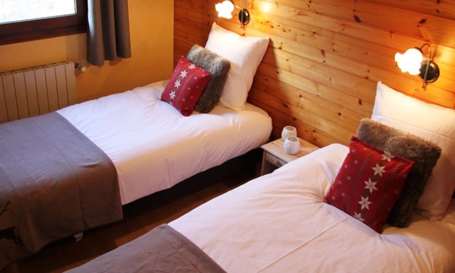 Comfortable Twin Bedroom Chalet Lapin