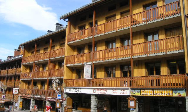 The residence exterior of apartment Le Centre in Meribel