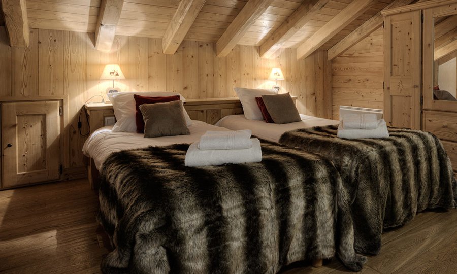 Twin Room Chalet Blanche