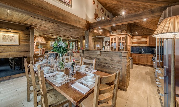 Chalet Chopine Dining Room
