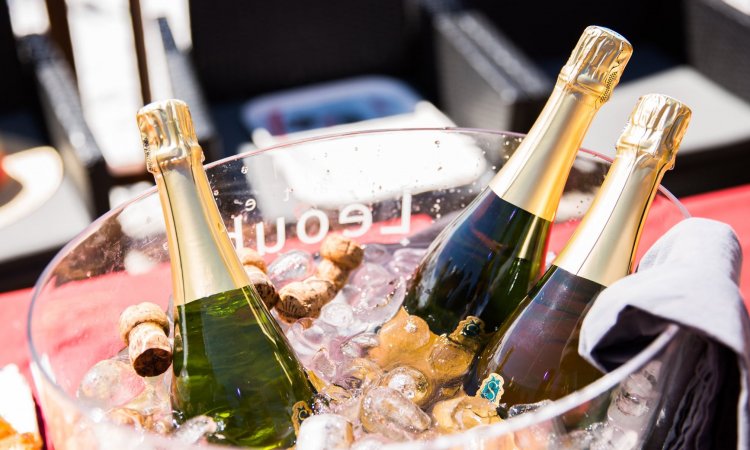Champagne on ice - Image from Meribel Tourist Office