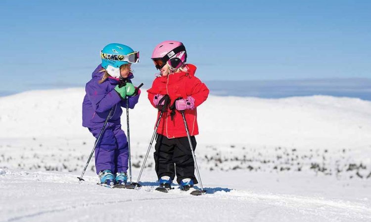 Children Gossiping in the Snow