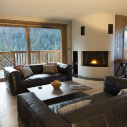 Chalet Bouquetin Living Room. 