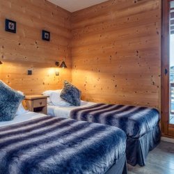 One of the comfortable Bedrooms in Chalet Mathilde Val Thorens