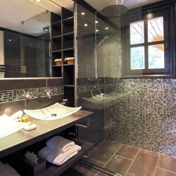 A Shower room in Chalet Tomkins Meribel