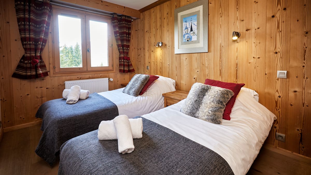 Chalet Panda Twin Bedroom