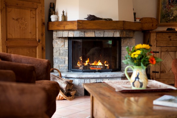 Chalet Serpolet Open Fire