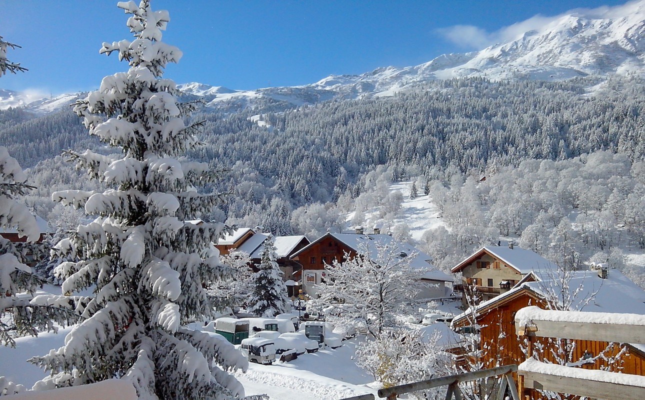 Meribel in the snow