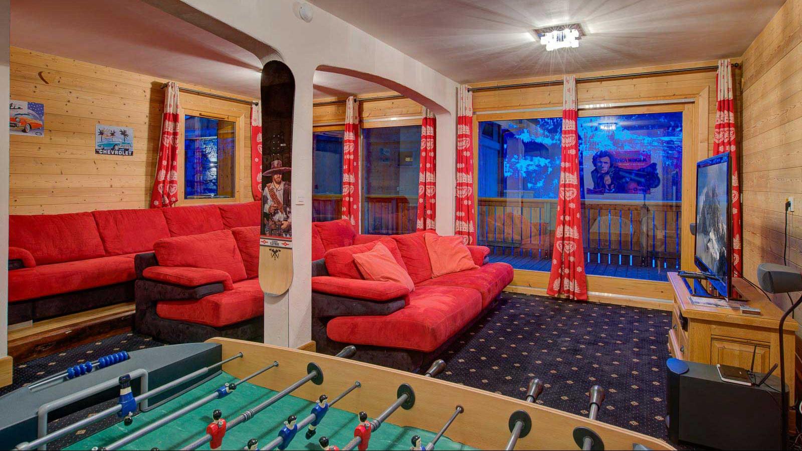 Chalet Laetitia Games Room