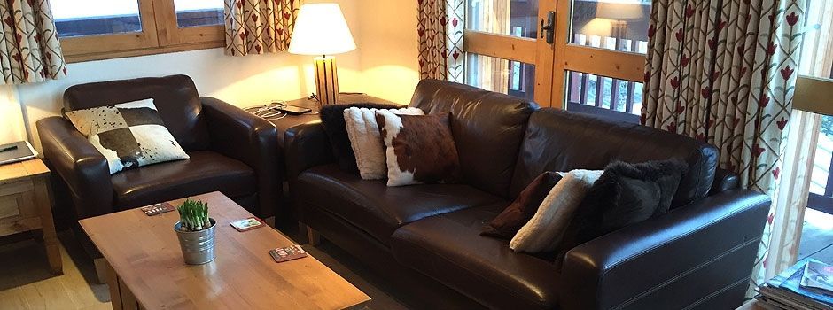 The Living room in Chalet Cigales Meribel