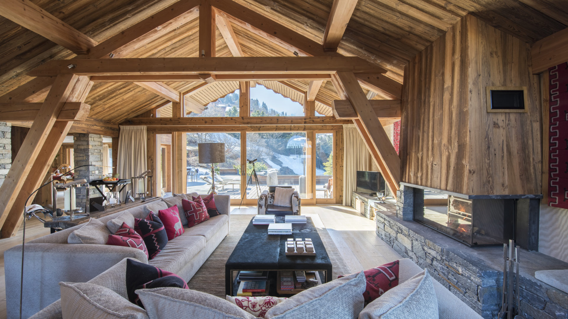 Chalet Mont Tremblant Living Room