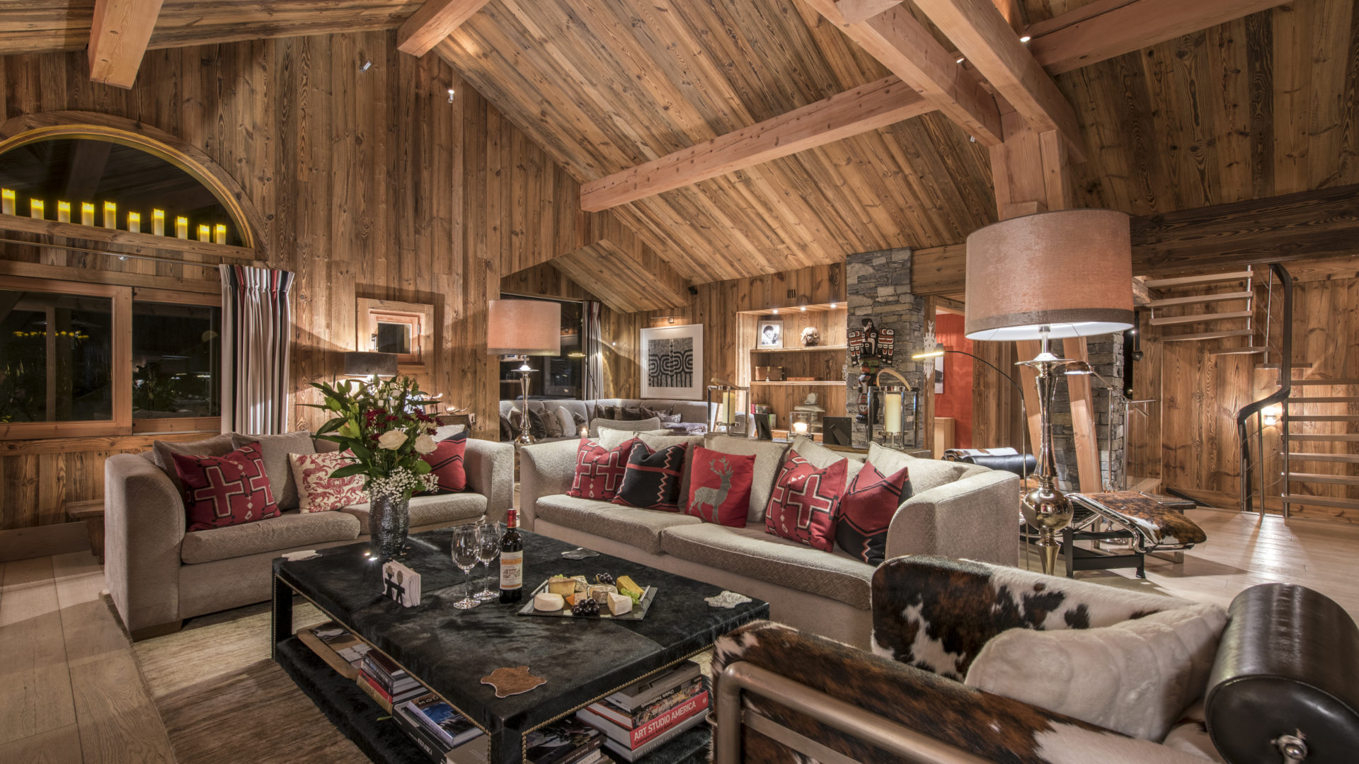 Chalet Mont Tremblant Living Room