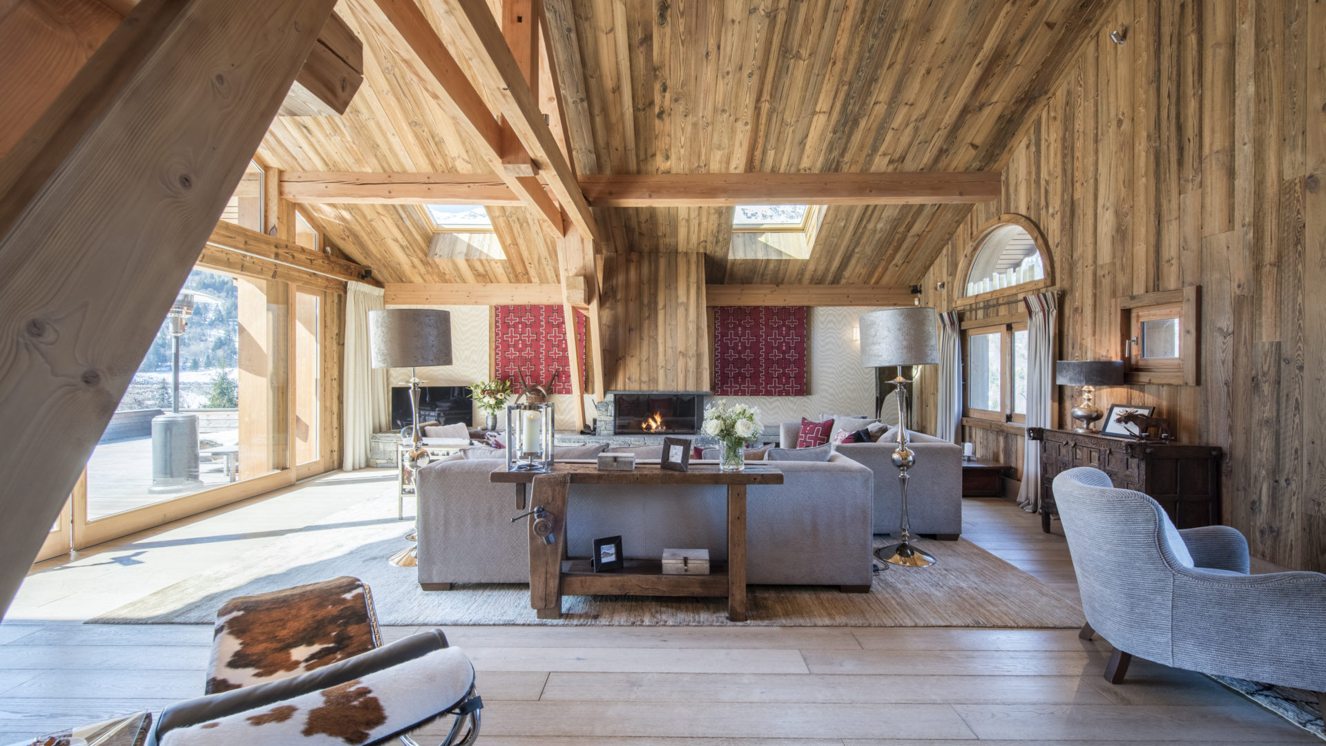 Chalet Mont Tremblant Living Room