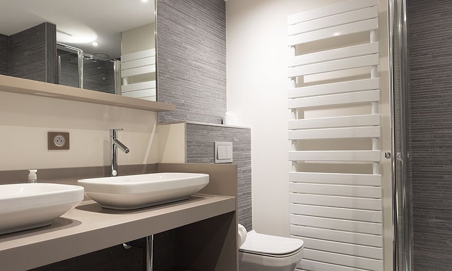 The Bathroom in Apartment La Suite in Meribel