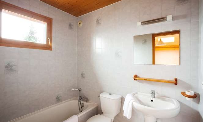 One of the Bathrooms in Chalet Alysson Meribel