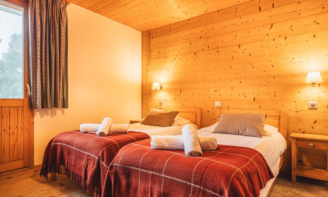 One of the Bedrooms in Chalet Alysson Meribel