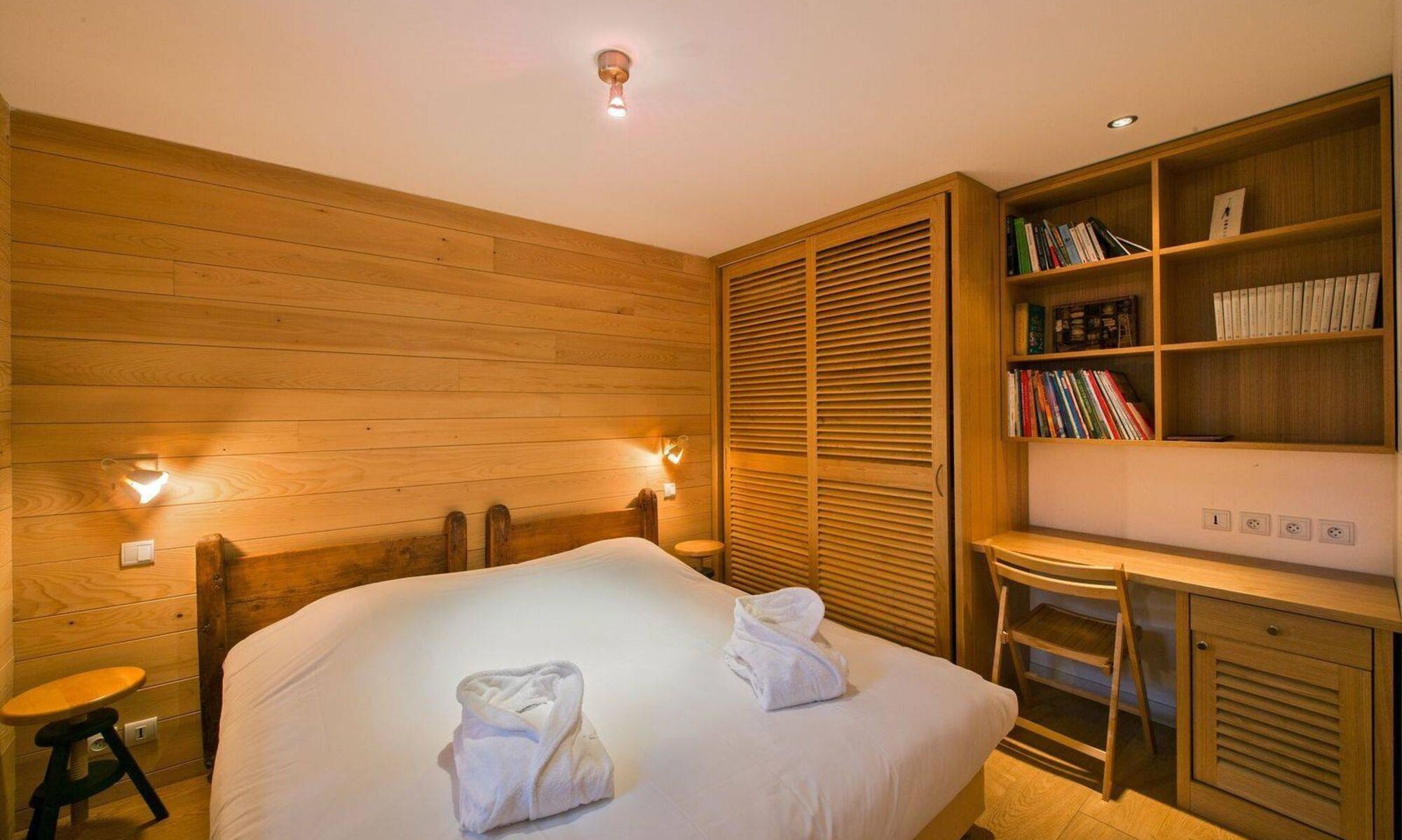 A bedroom in Chalet Eric Meribel Centre