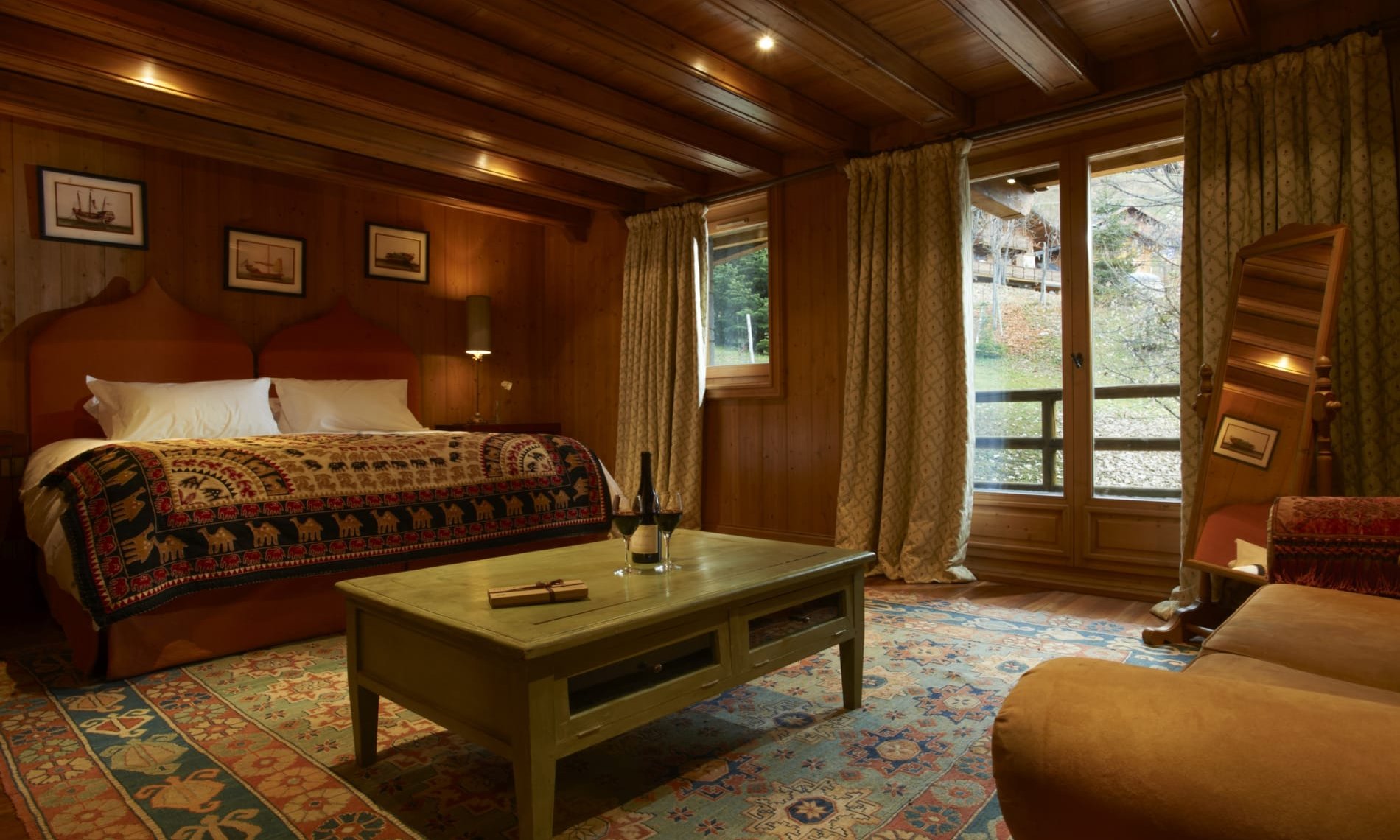 Bedroom 2 in Chalet La Petite Pia in Meribel