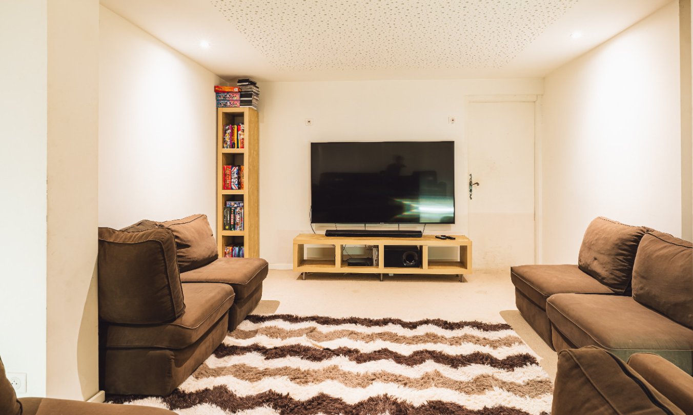 The Cinema Room in Chalet Virage in Meribel Centre