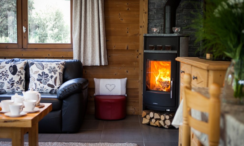 The living room Stove in Chalet Covie Meribel Les Allues