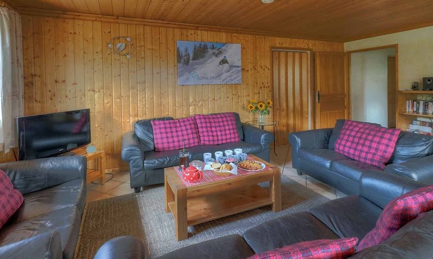 Chalet St Joseph Living Room