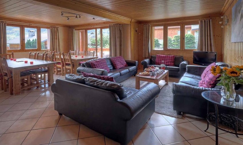 Chalet St Joseph Living Dining Room