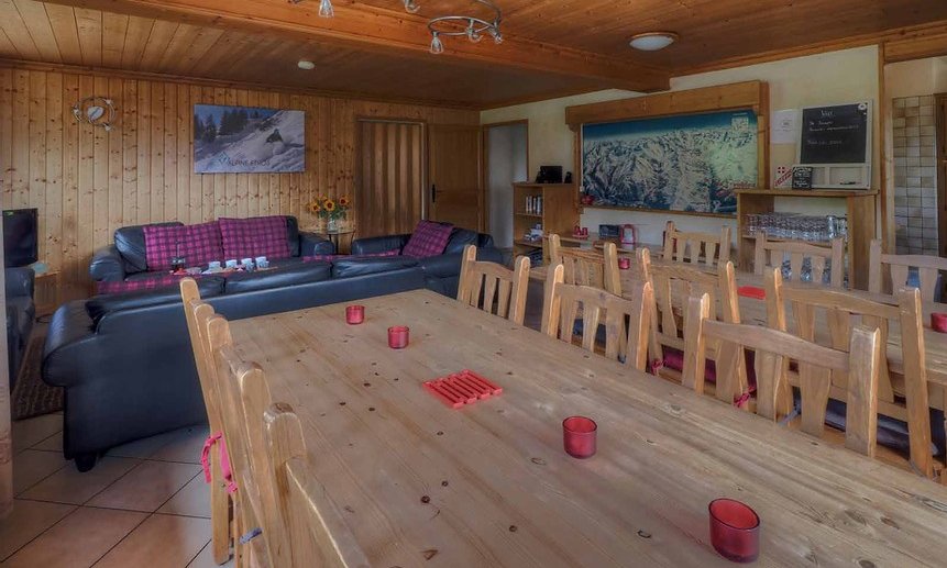 Chalet St Joseph Living Dining Room