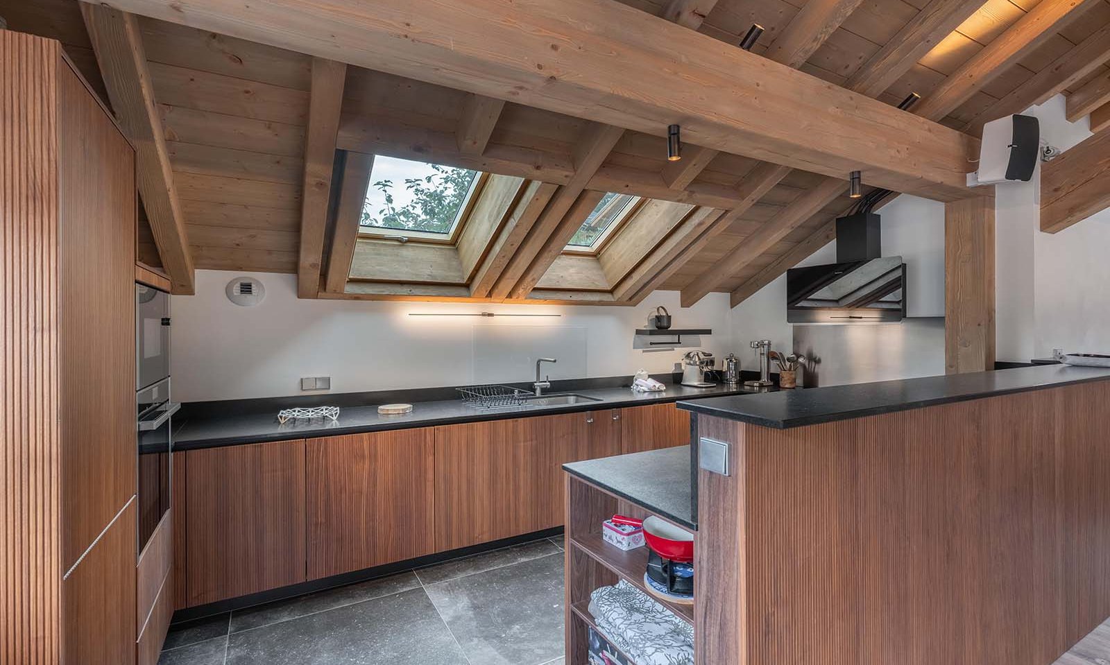 The Kitchen in Chalet Etoile des Neiges Meribel