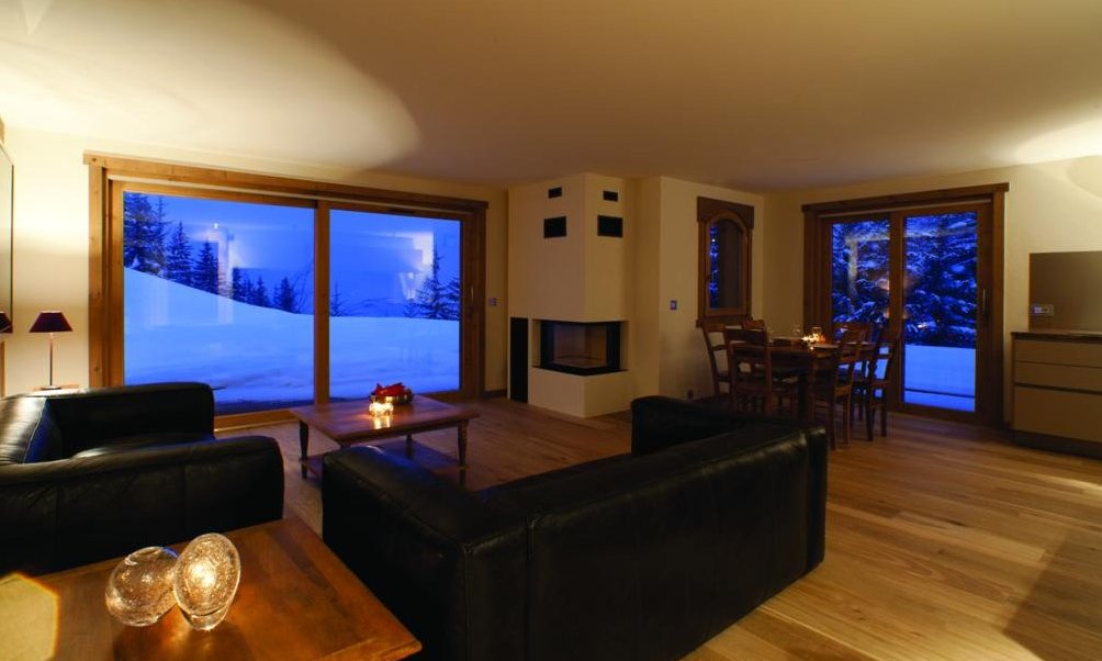 Chalet L'Eterlou Living Room 
