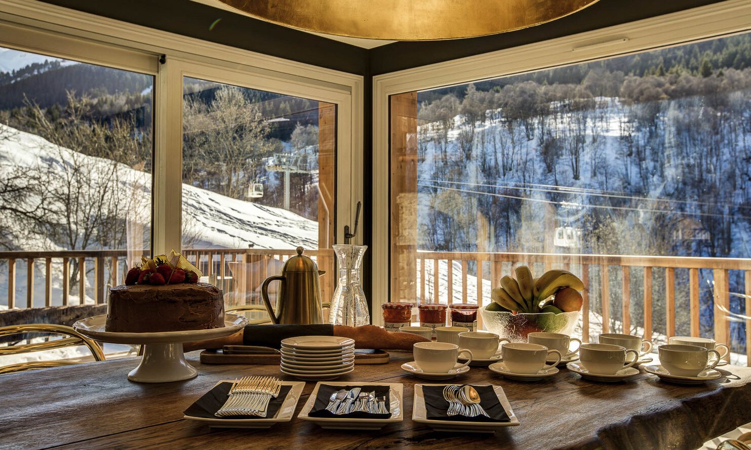 Chalet Lightbowne afternoon tea