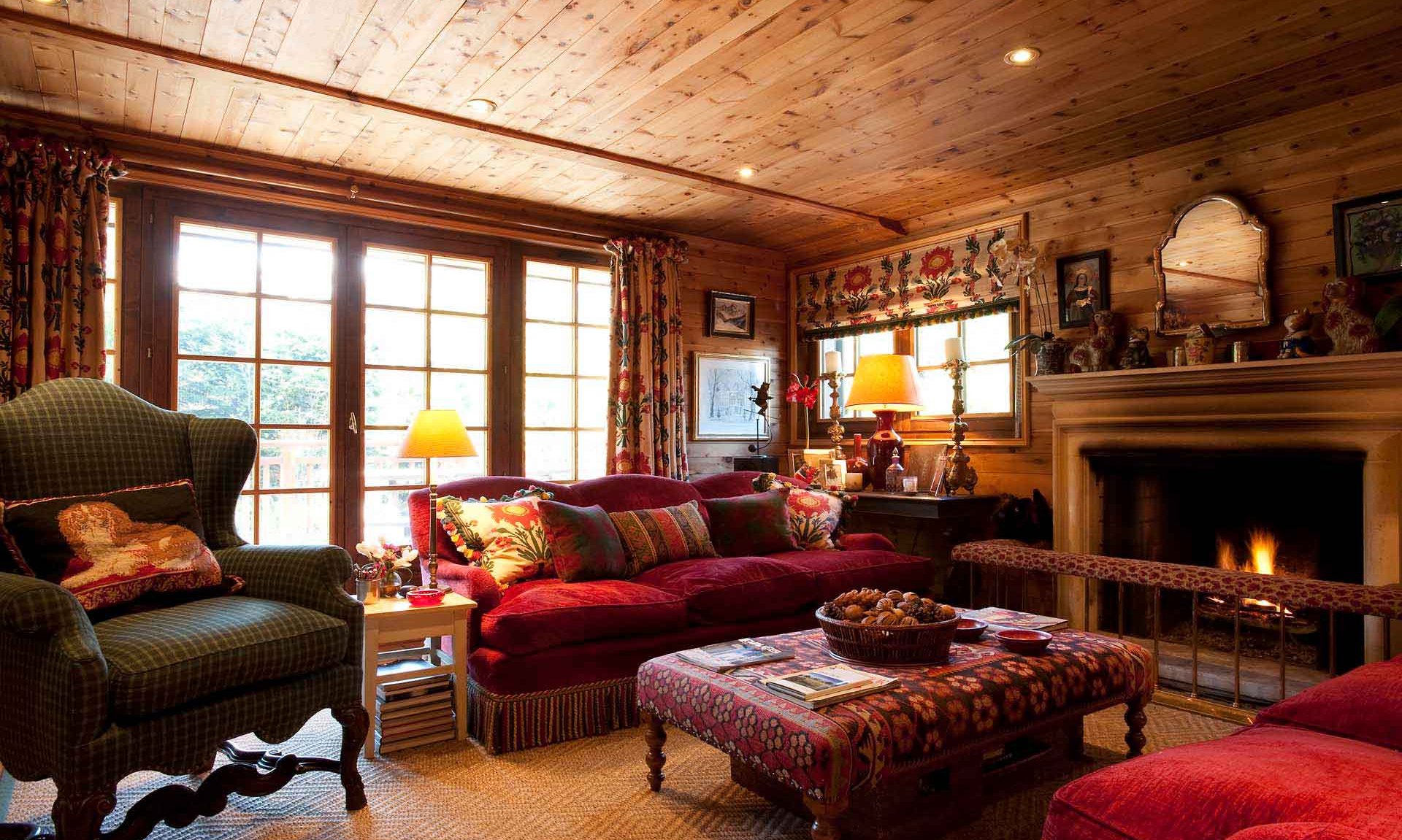 Chalet La Varappe Luxurious Living Room