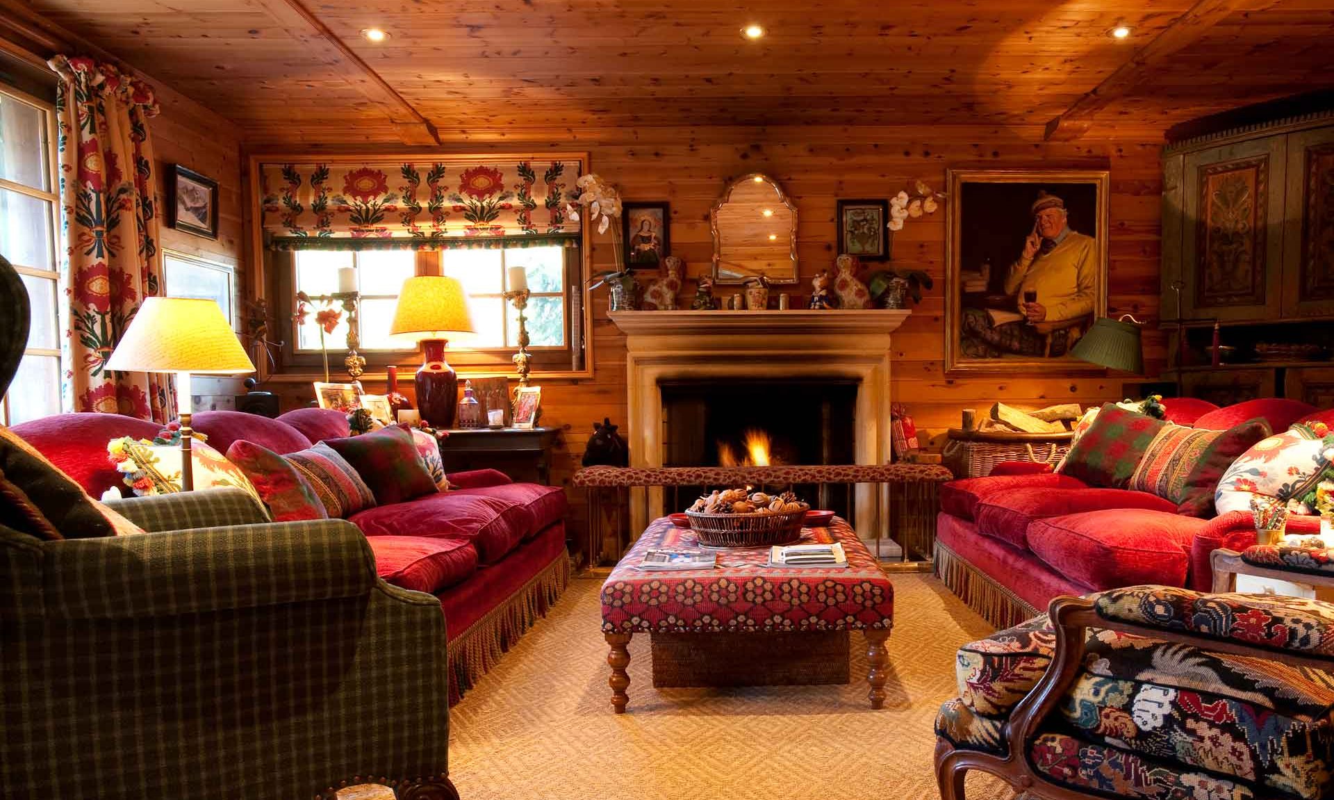 Chalet La Varappe Luxurious Living Room