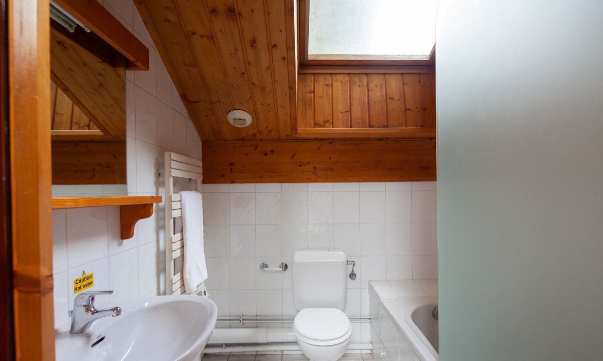 One of the Bathrooms in Chalet Virage in Meribel