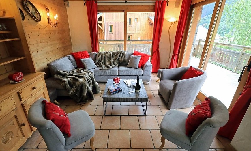 Chalet L'Oxalys Living Room