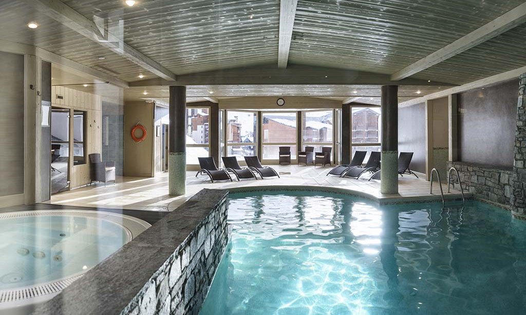 The Swimming Pool in Residence L'Oxalys Val Thorens