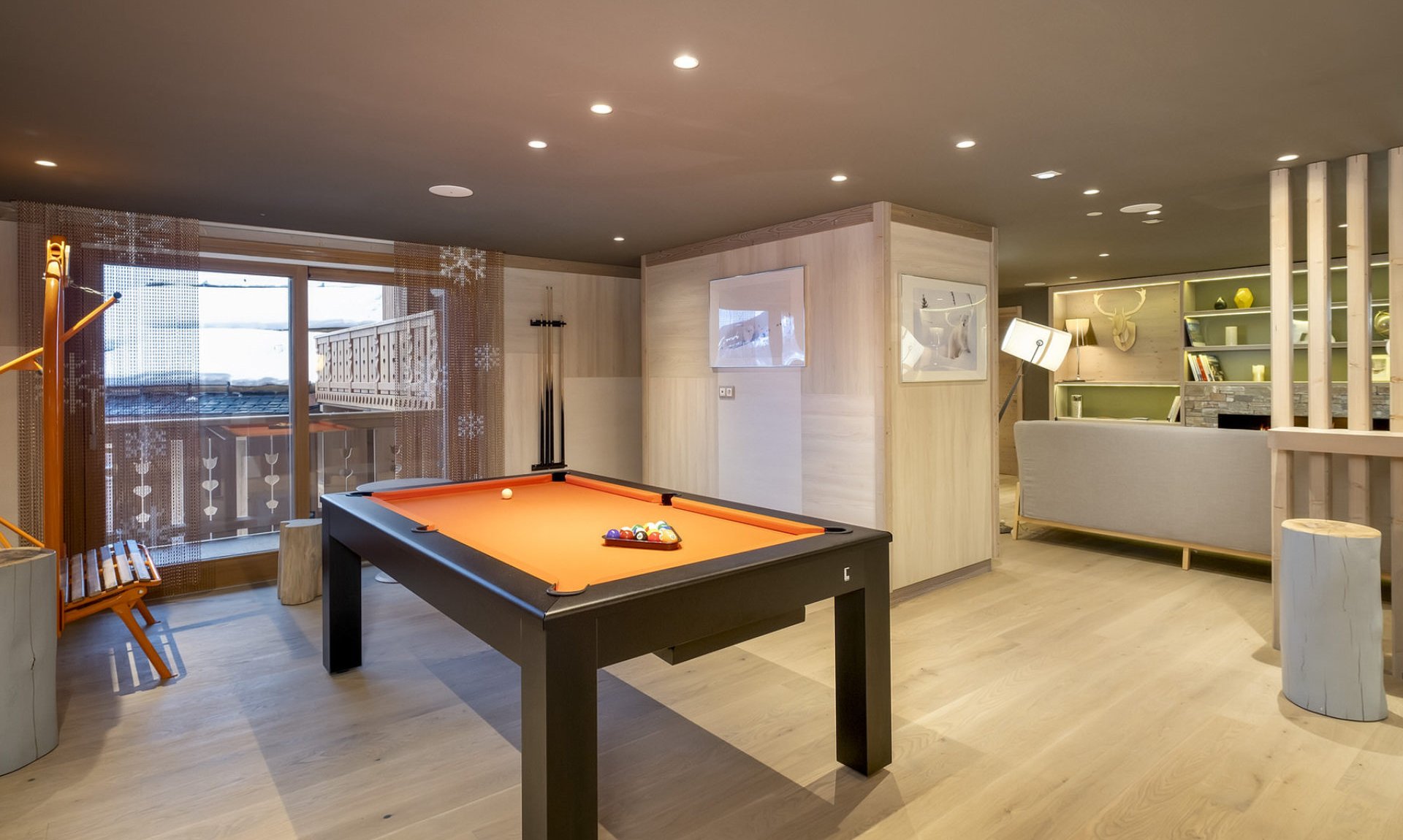The Pool table in Residence L'Hevana Meribel