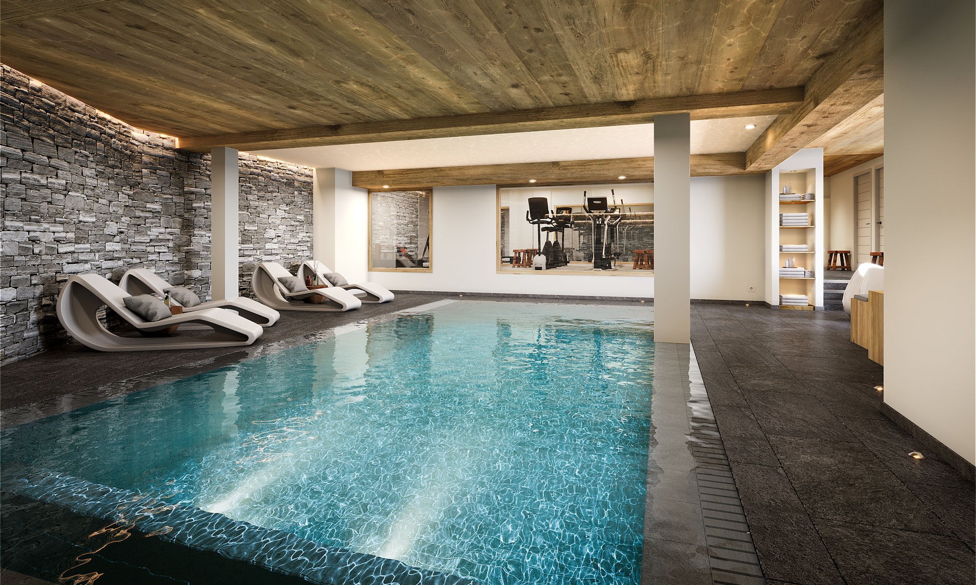 The Pool, Chalet Harmony, Meribel