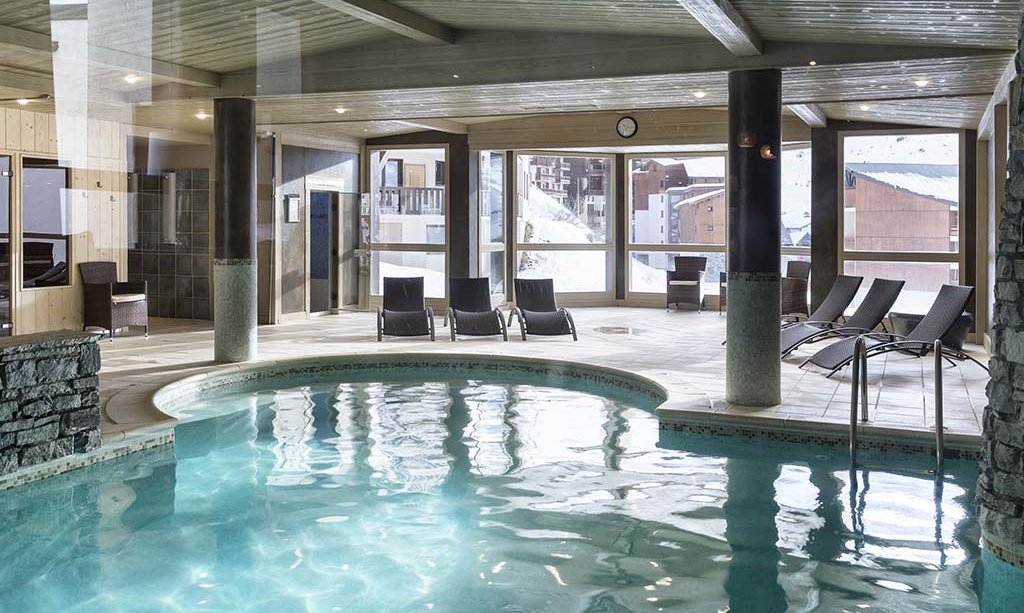 The Swimming Pool in Residence L'Oxalys Val Thorens
