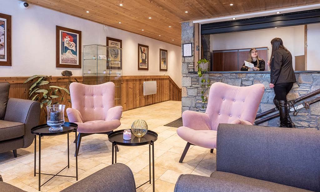Reception area in Chalet des Neiges Plein Sud Val Thorens