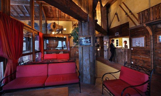 The Reception area at Chalet des Neiges Hermine Val Thorens