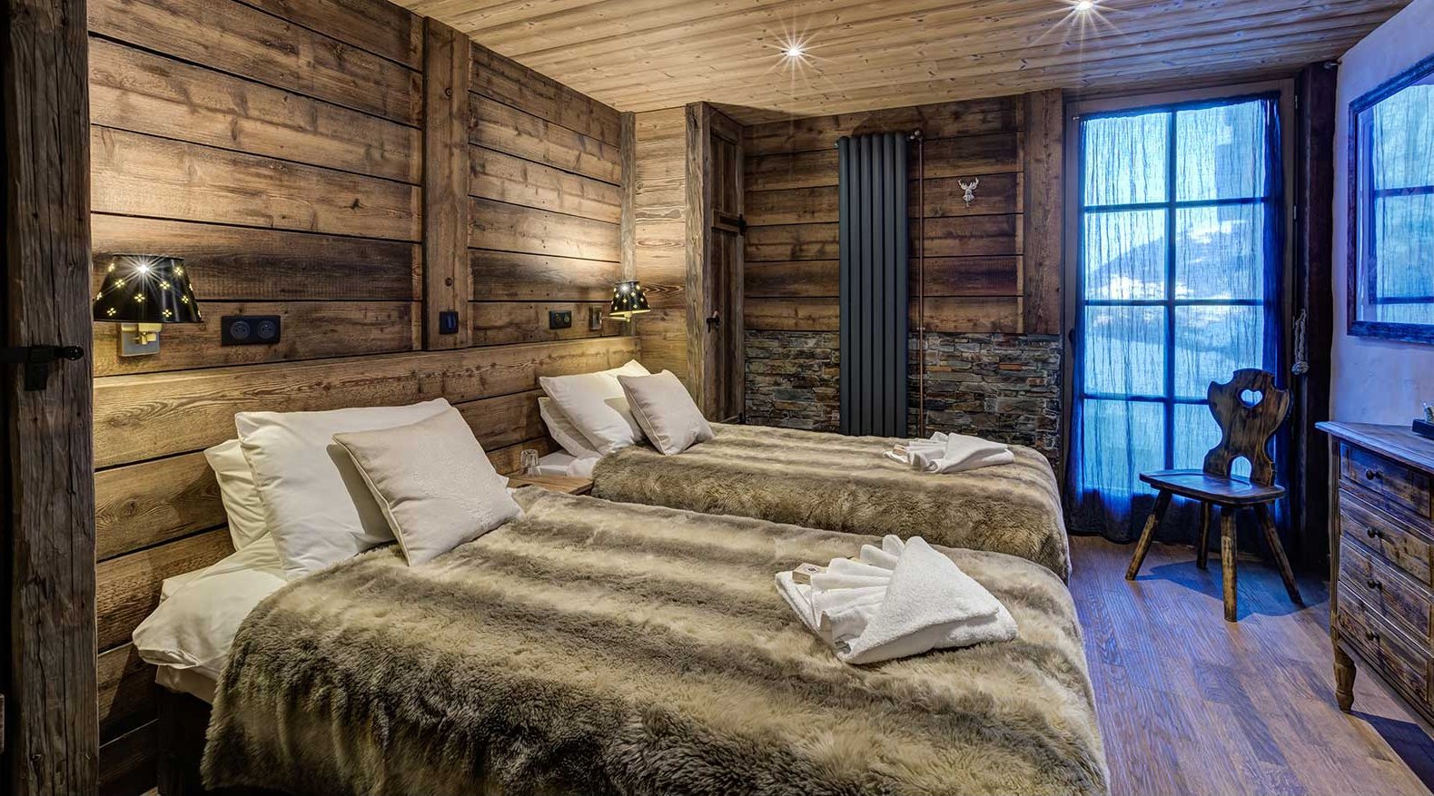 Chalet Samuel Twin Bedroom