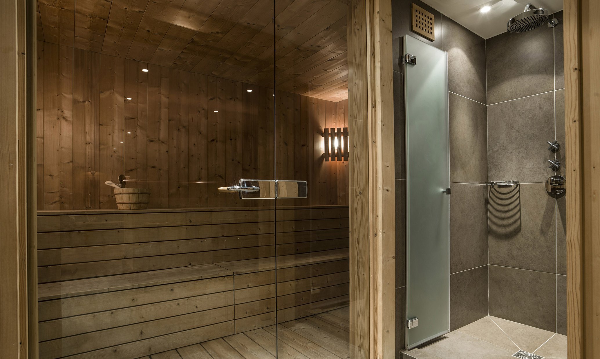 The Sauna in Chalet Lapin Blanc, Meribel