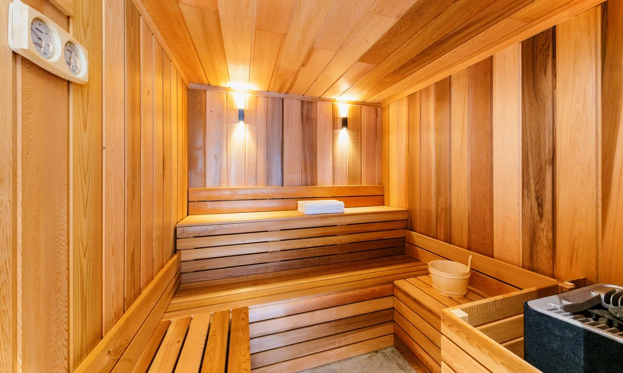 The Sauna in Aspen House Val d'Isere