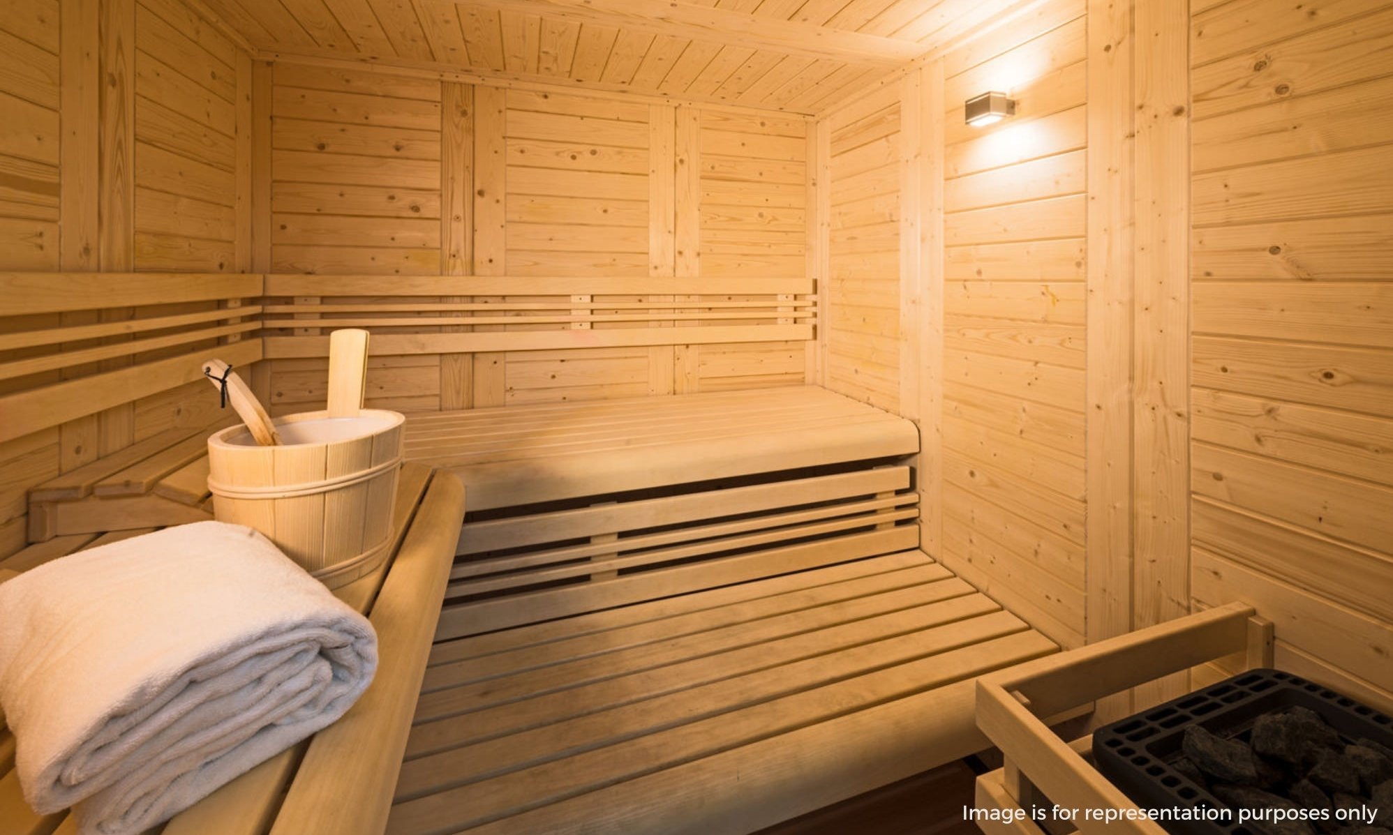 The Sauna in Chalet Panda Lodge Meribel