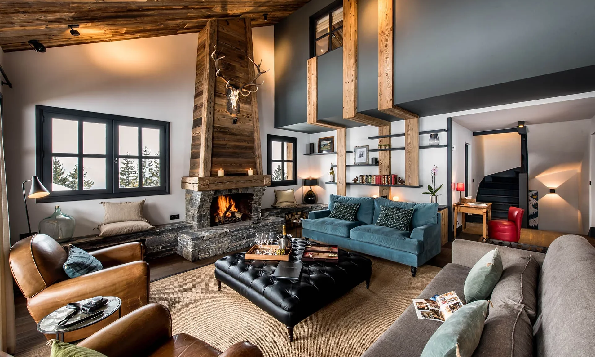 The beautiful Sitting room in Chalet Tomkins Meribel