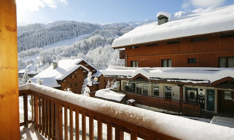 The balcony at Chalet Snowbel in Meribel