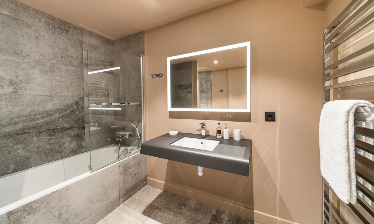 A Bathroom in No. 4 Aspen House Val d'Isere