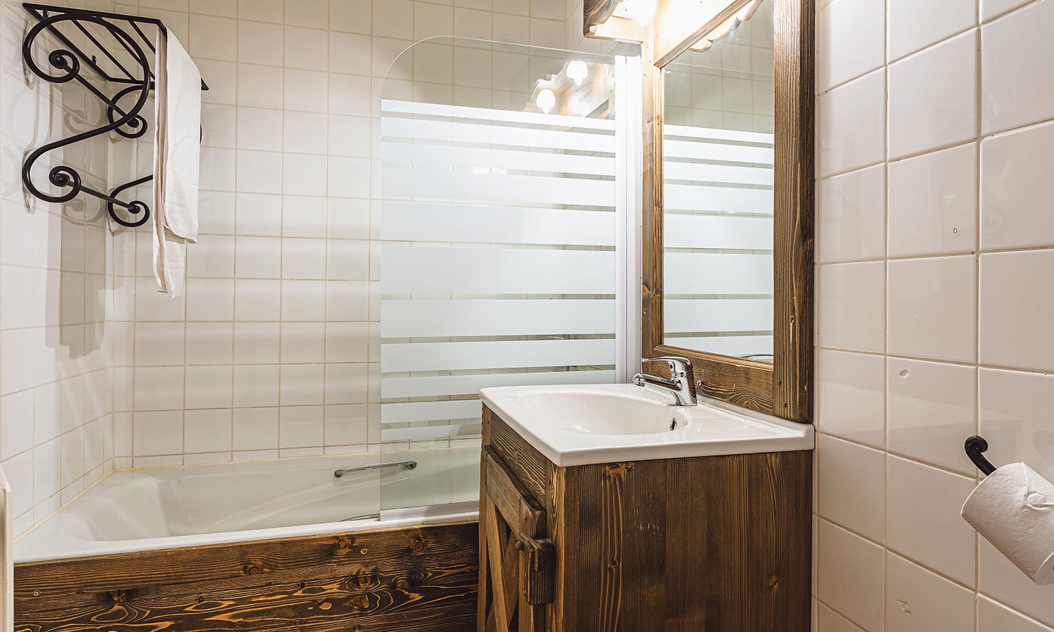 One of the Bathrooms in Chalet Verseau in Val Thorens